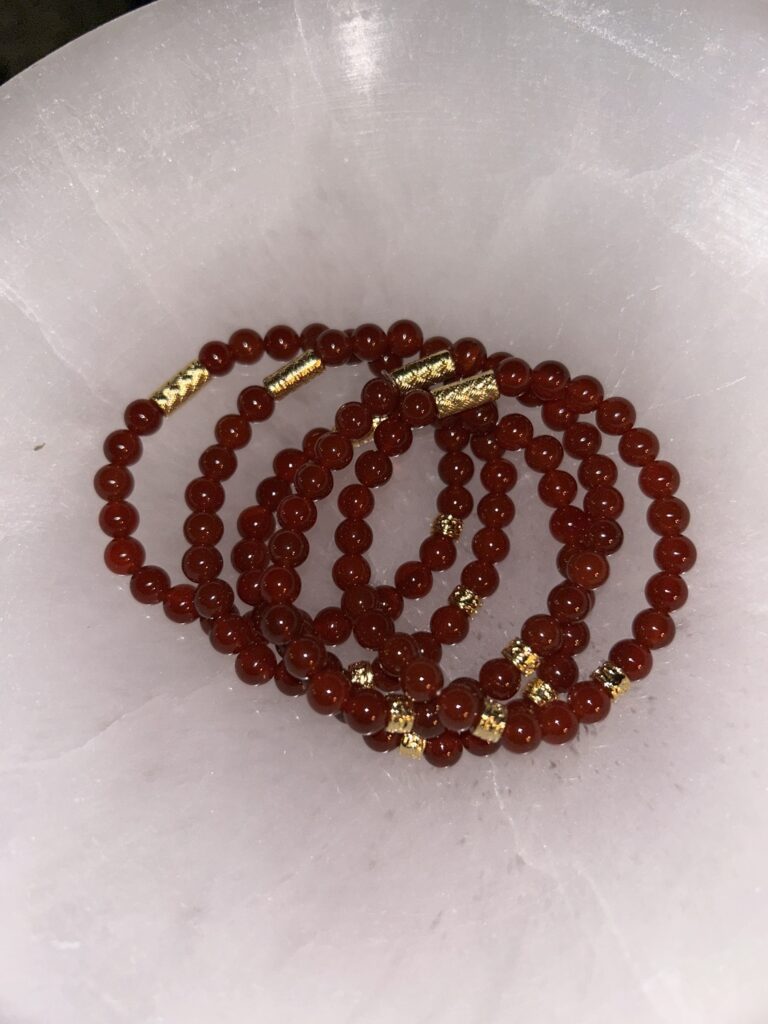 Pile of Carnelian on Tray